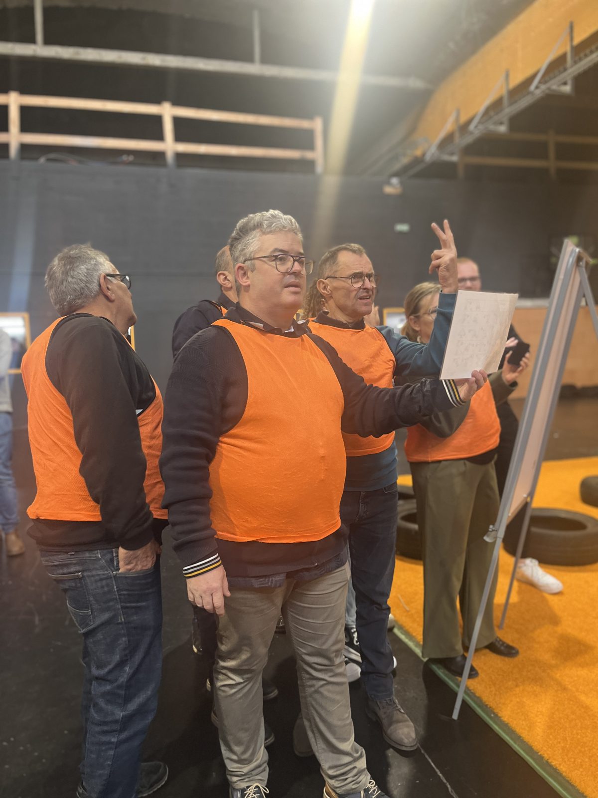 Défi d'équipe en olympiades chez Team Square
